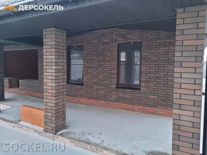 Одноэтажный дом с баней из керамоблоков DS-1887