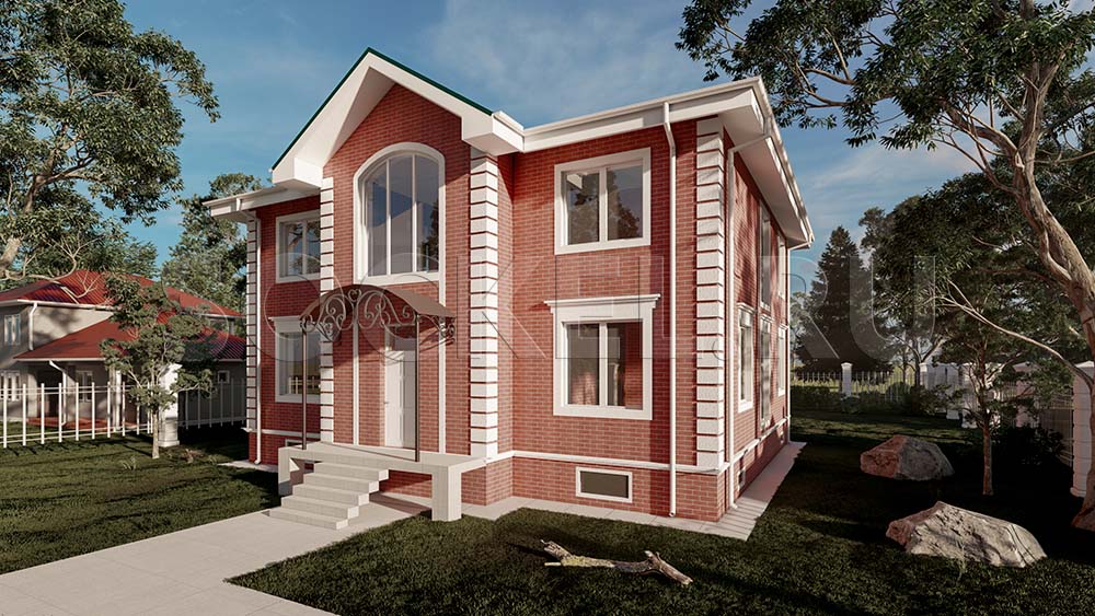 Строительство двухэтажного дома, Домодедово, Московская область