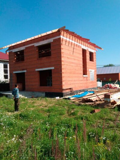 Строительство двухэтажного дома, Щелково, МО