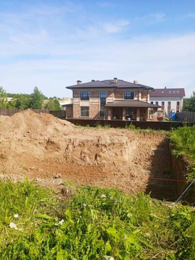 Строительство двухэтажного дома с бассейном, Красногорск, Московская область