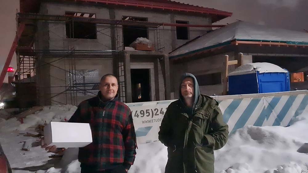 Отзыв клиента по строительству двухэтажного дома с гаражом и бассейном в Красногорске