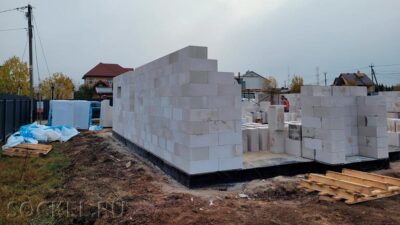 Строительство двухэтажного дома из газобетона, Троицк, МО