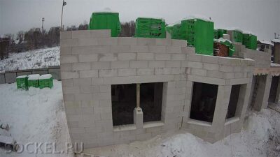 Строительство двухэтажного дома с гаражом, Домодедово
