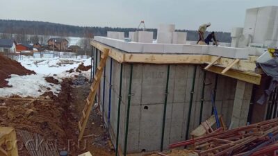 Строительство двухэтажного дома с цокольным этажом, Солнечногорск, Московская область