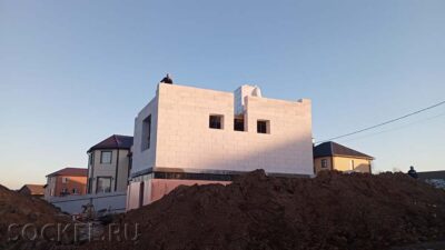 Строительство двухэтажного дома с цокольным этажом, Солнечногорск, Московская область