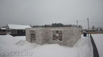 Строительство двухэтажного дома, Фрязино, Московская область