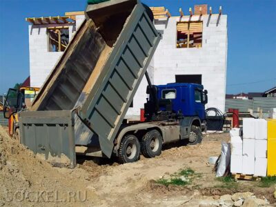 Строительство двухэтажного дома с цокольным этажом, Серпухов, Московская область