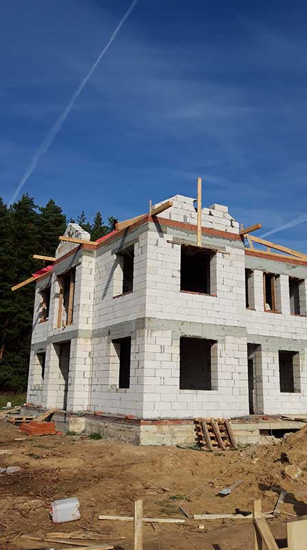 Строительство двухэтажного дома г. Чехов