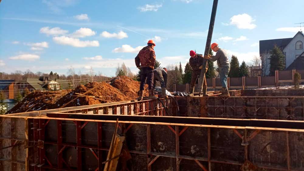 Строительство цокольного этажа, Одинцовский район