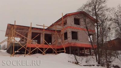 Строительство двухэтажного дома, Яхрома, МО